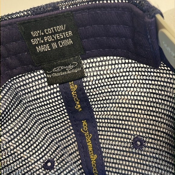 Ed Hardy Vintage Unisex Embroidered Snap Back Trucker Cap - Picture 11 of 12